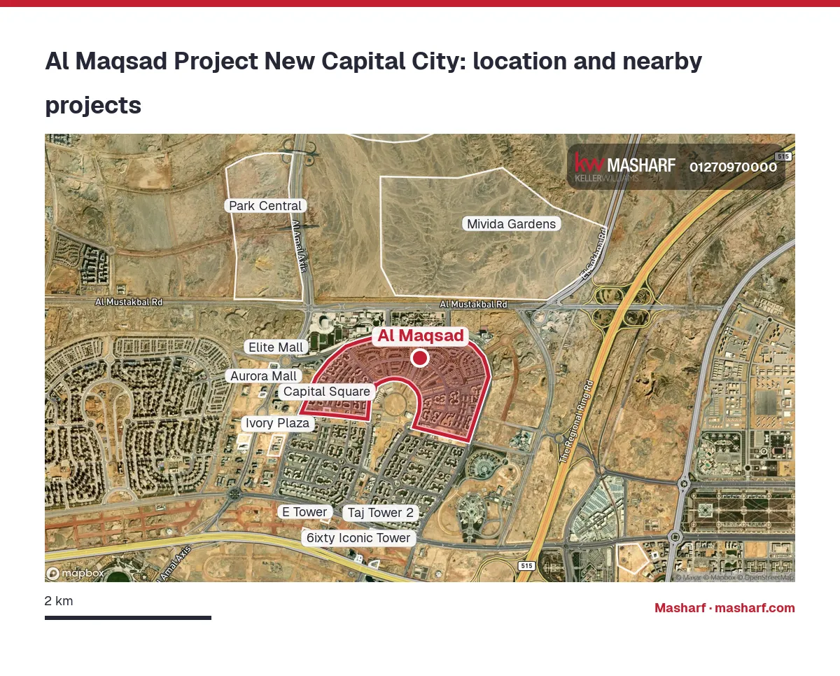 Where is Al Maqsad located?