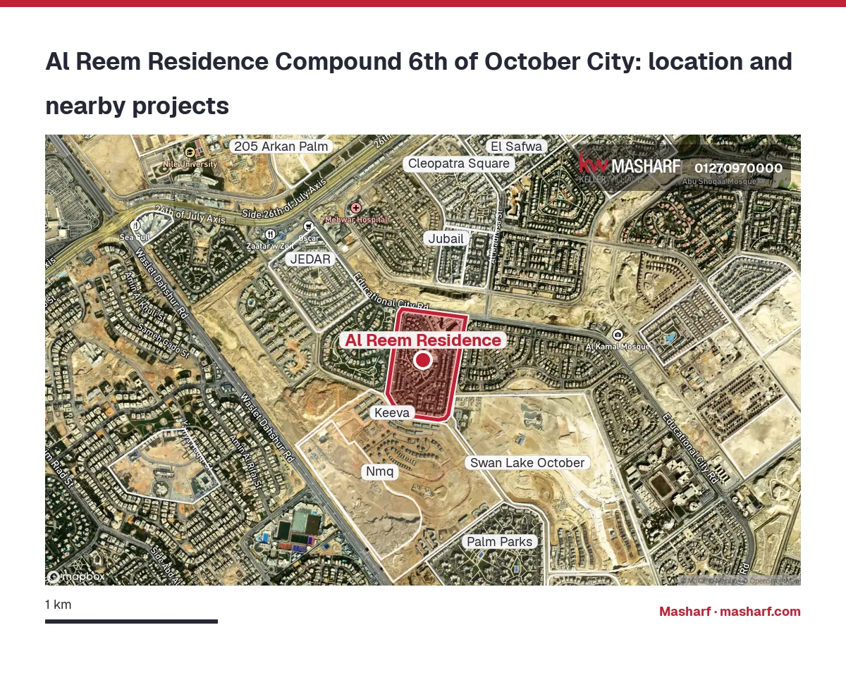 Where is Al Reem Residence located?
