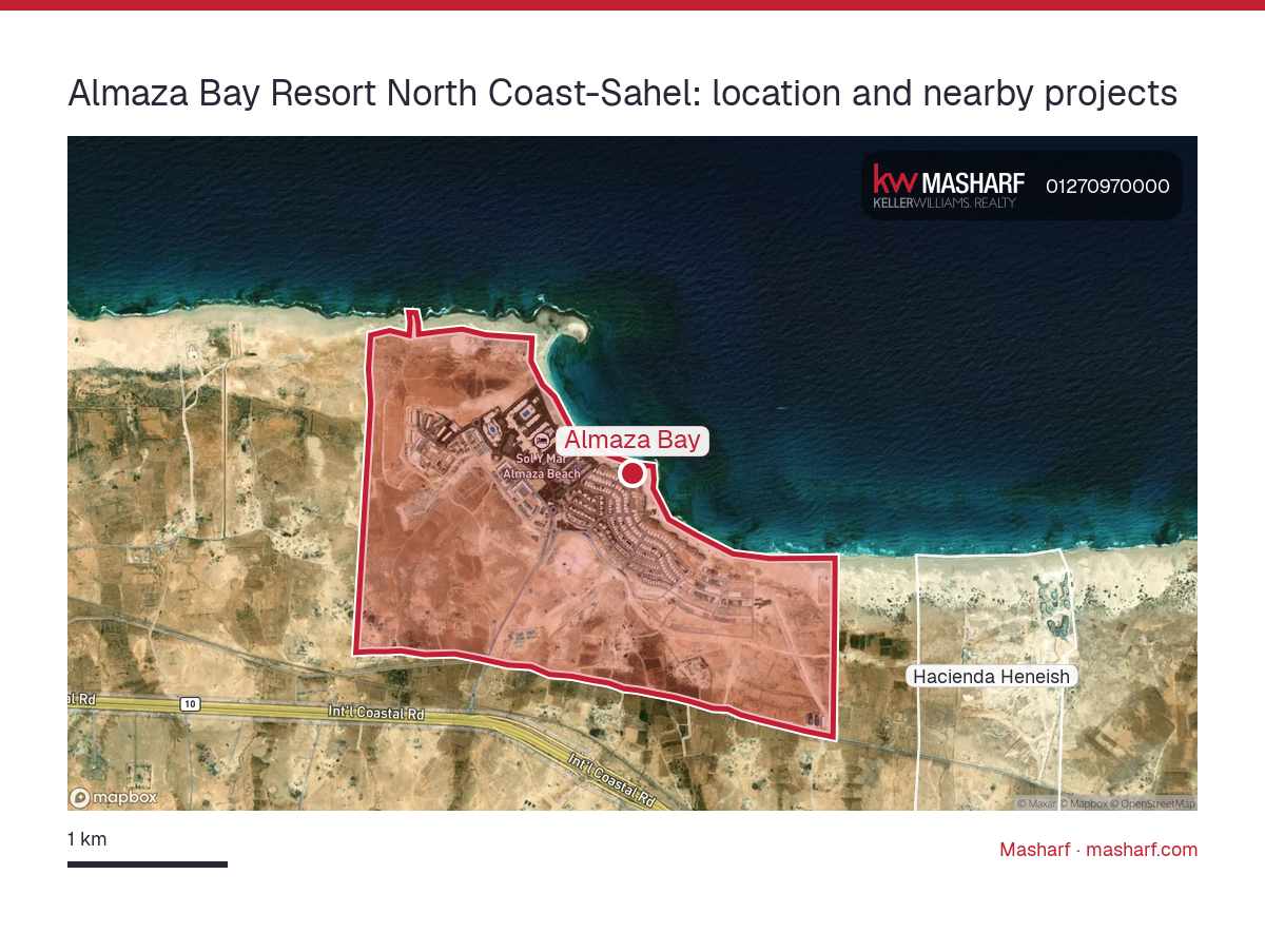 Where is Almaza Bay located?