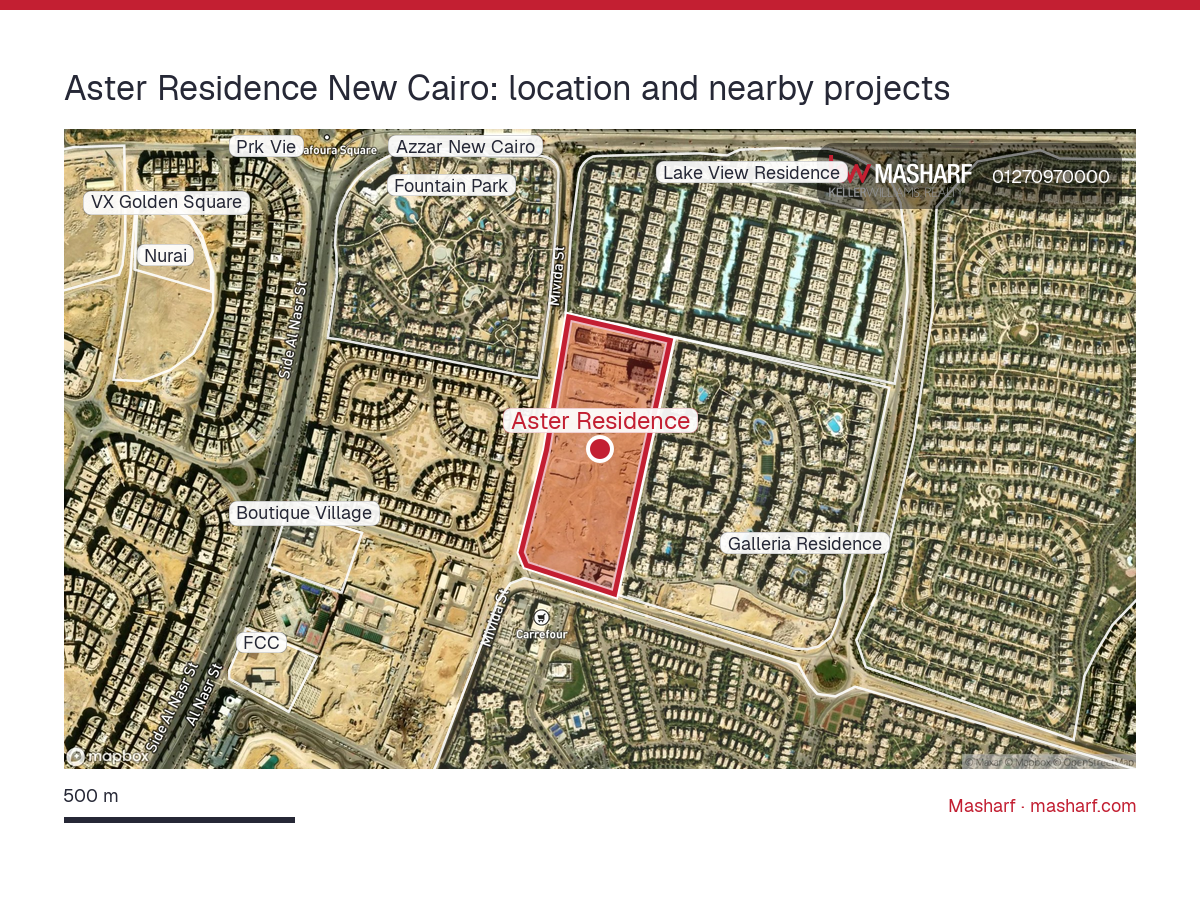 Where is Aster Residence located?