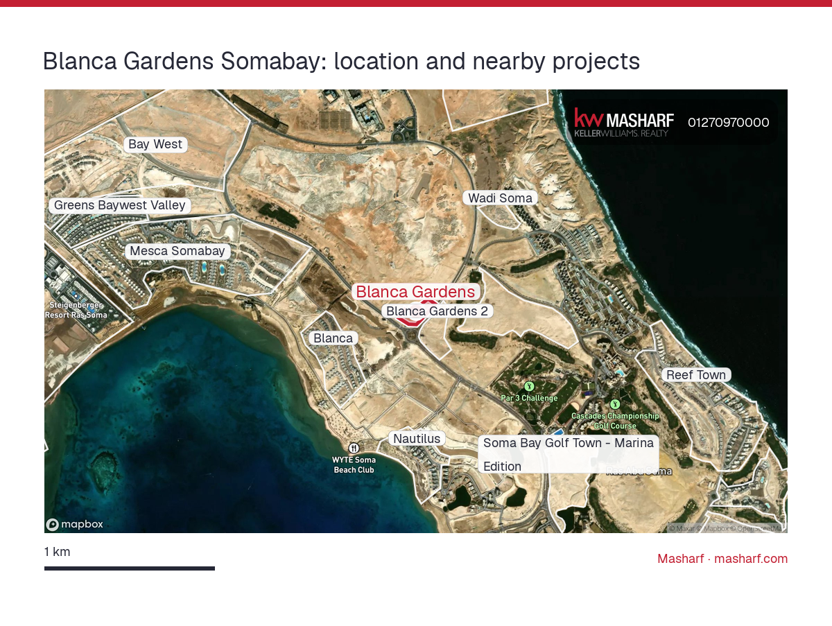 Where is Blanca Gardens located?