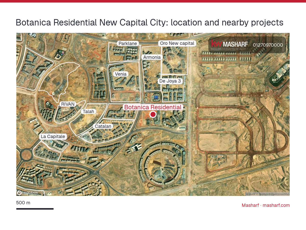 Where is Botanica Residential located?