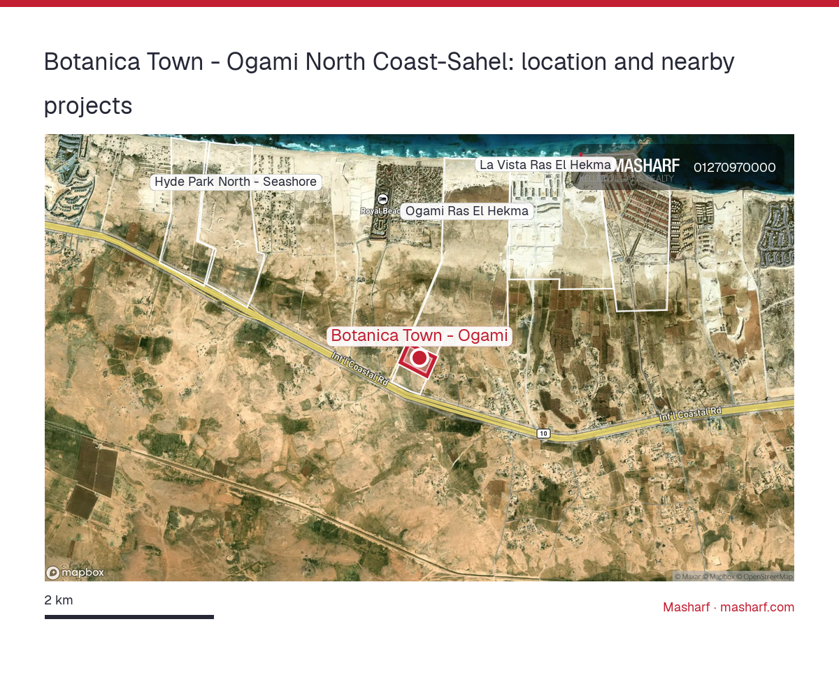 Where is Botanica Town - Ogami located?