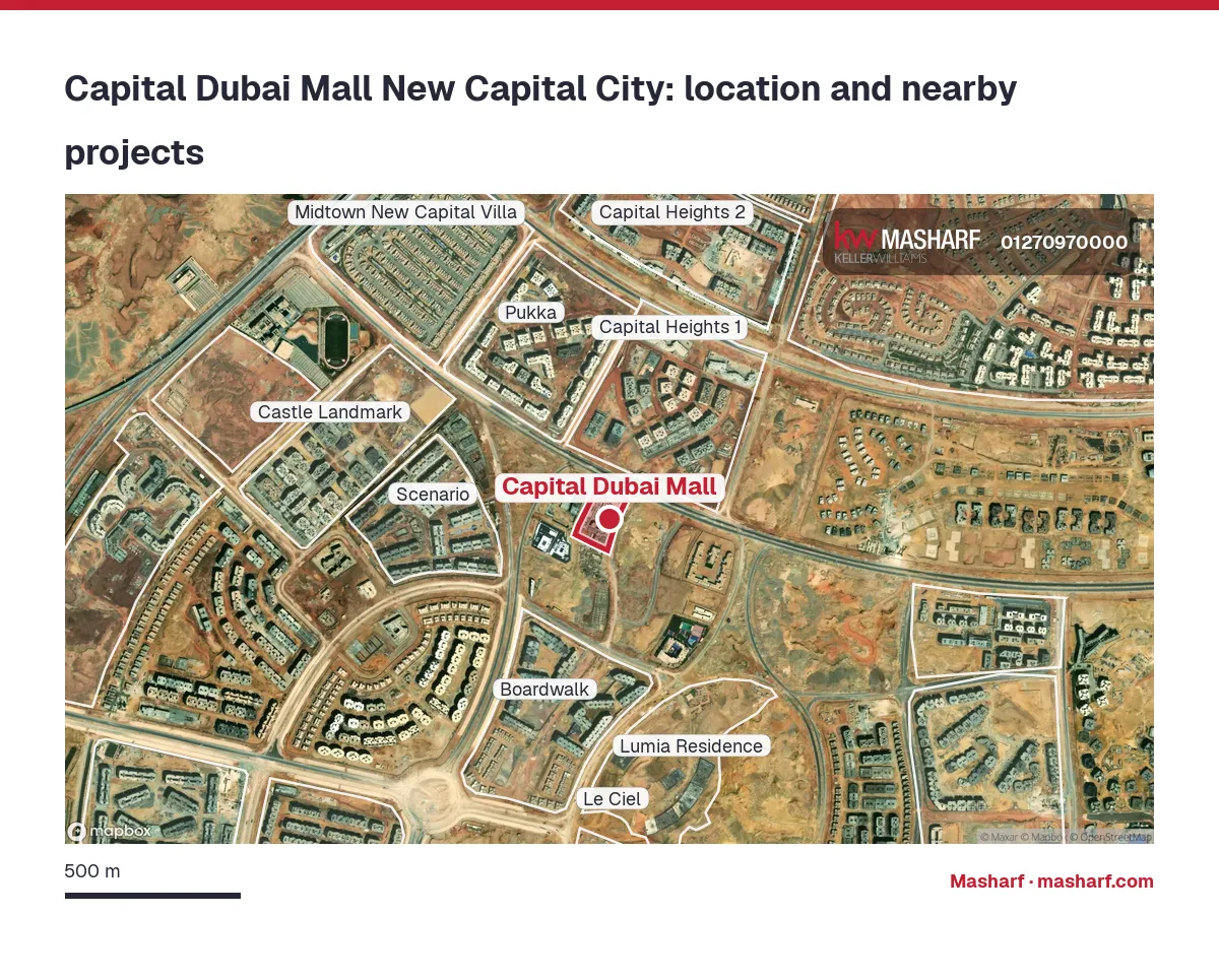 Where is Capital Dubai Mall located?