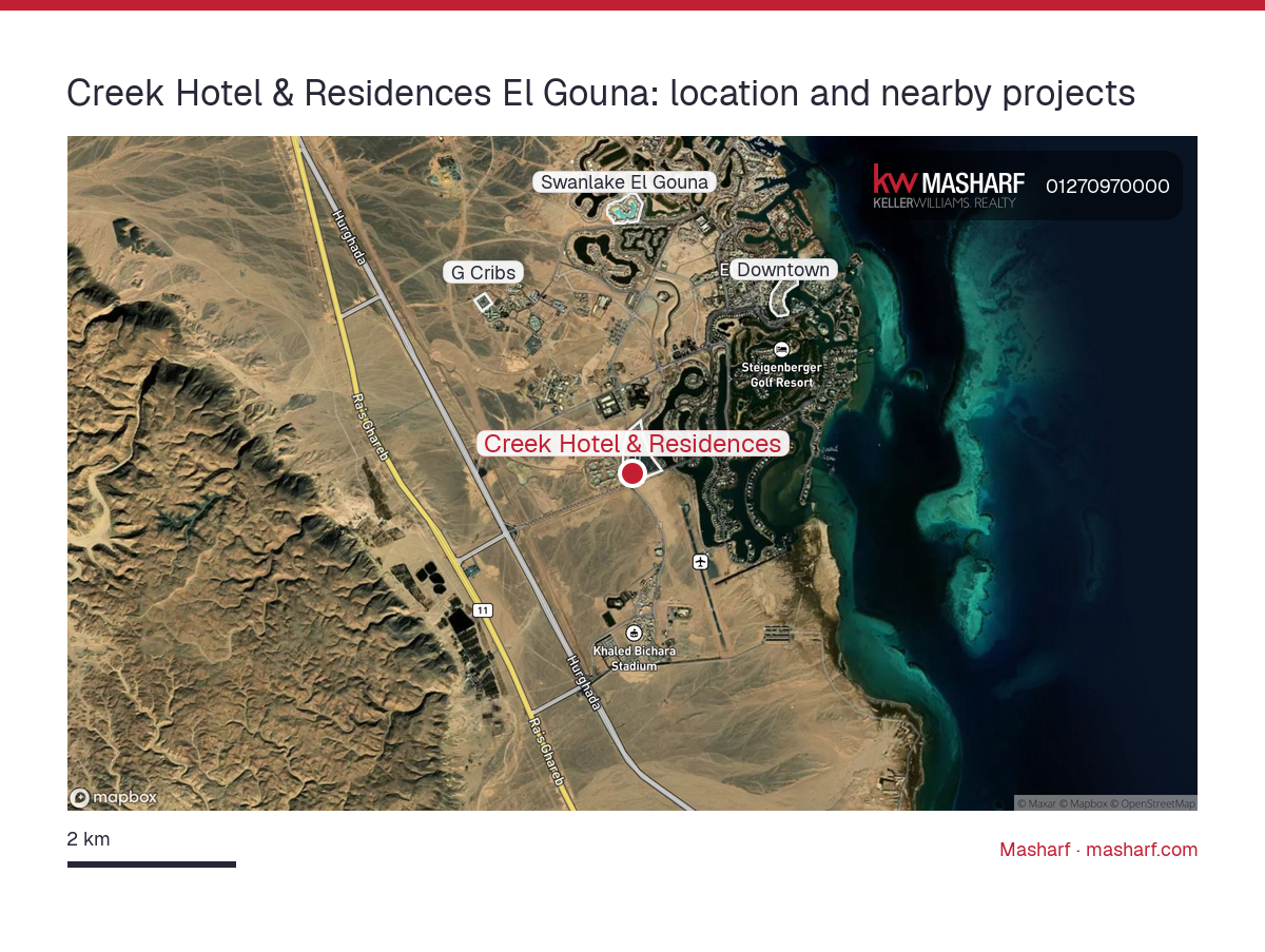 Where is Creek Hotel & Residences located?