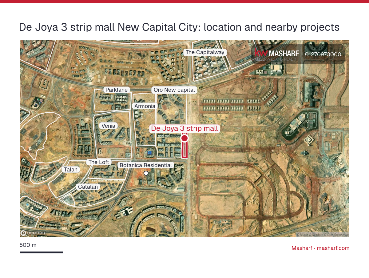Where is De Joya 3 strip mall located?