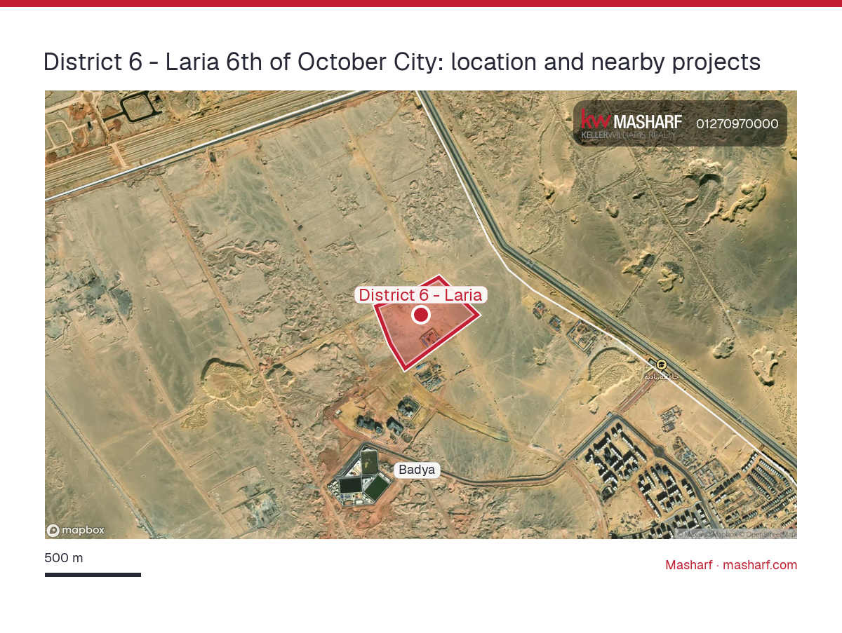 Where is District 6 - Laria located?