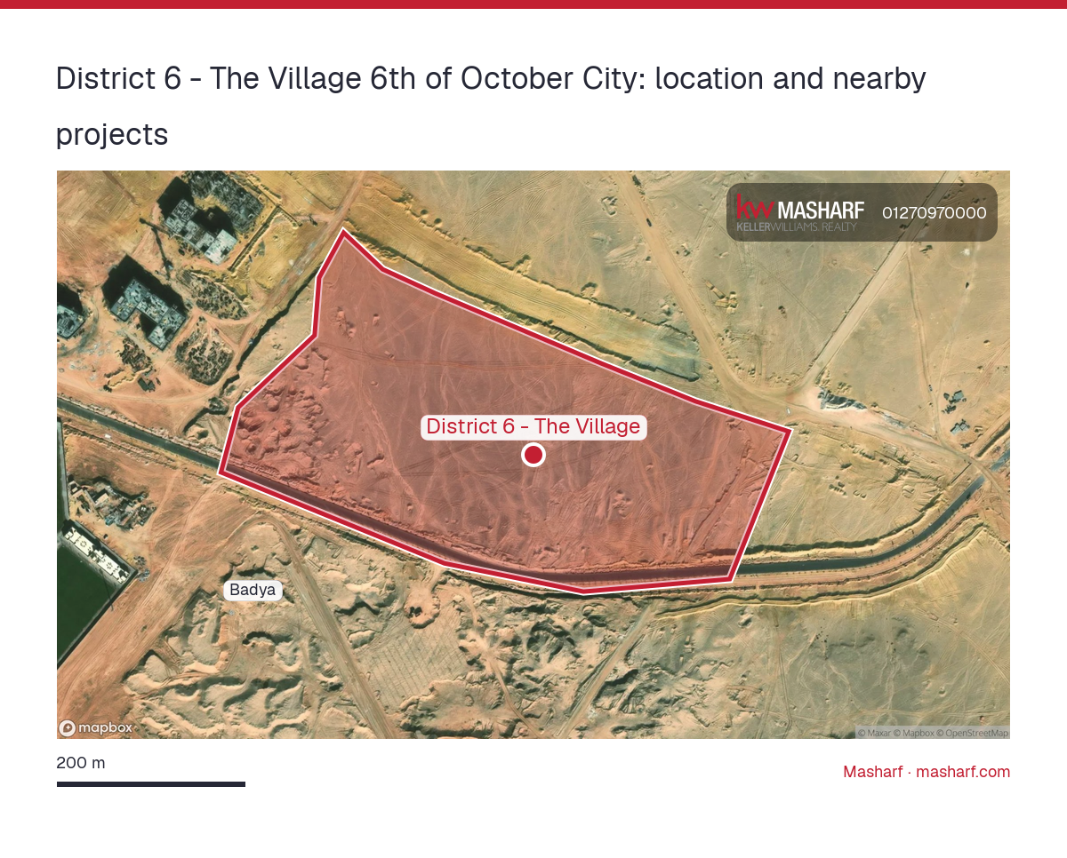 Where is District 6 - The Village located?