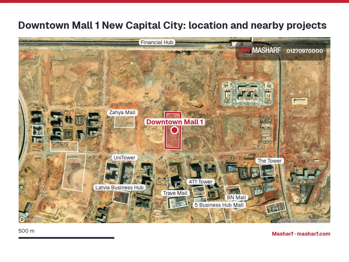 Where is Downtown Mall 1 located?