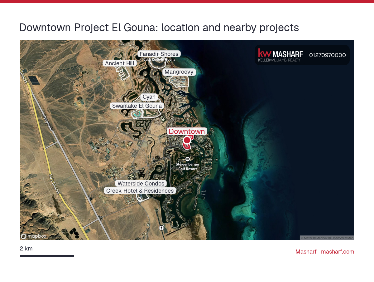 Where is Downtown located?