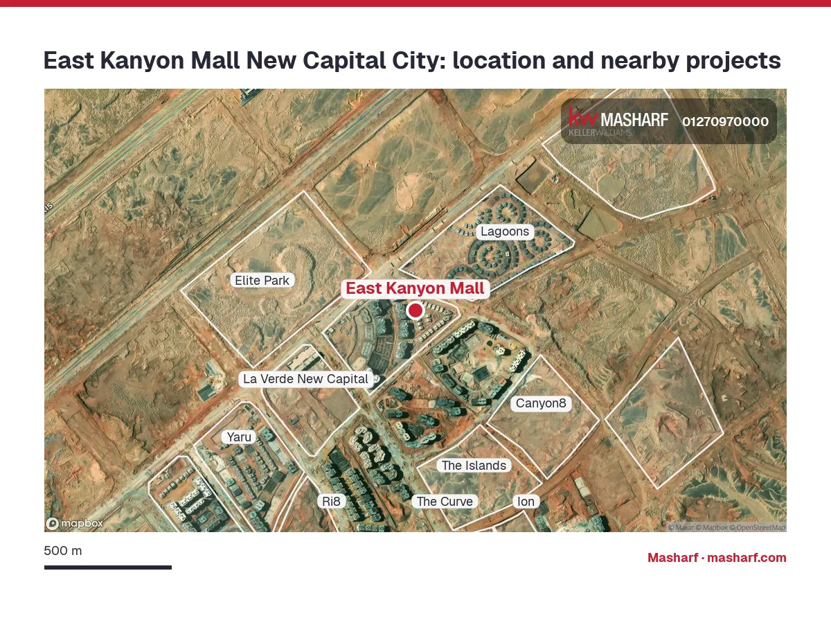 Where is East Kanyon Mall located?