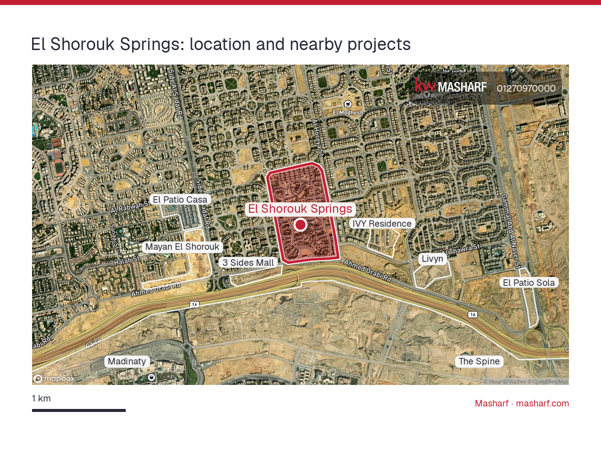 Where is El Shorouk Springs located?