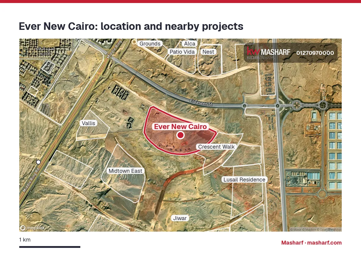 Where is Ever New Cairo located?