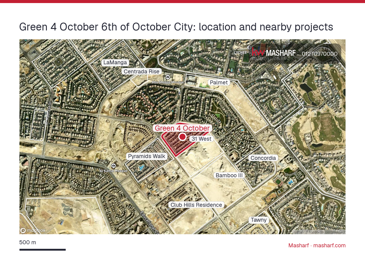 Where is Green 4 October located?