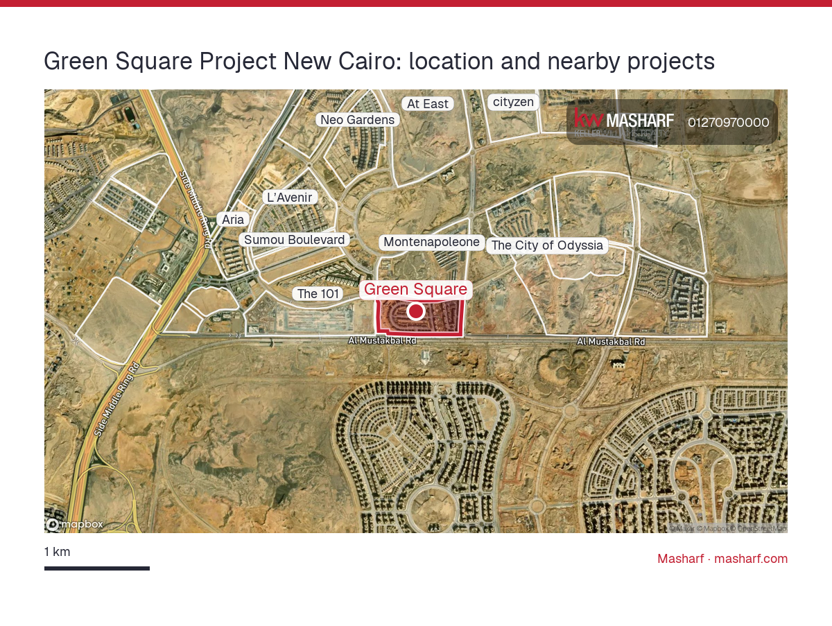 Where is Green Square located?