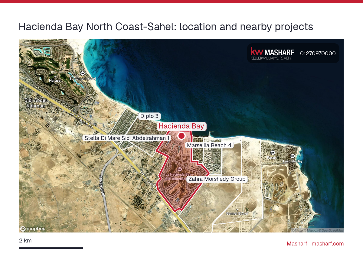 Where is Hacienda Bay located?