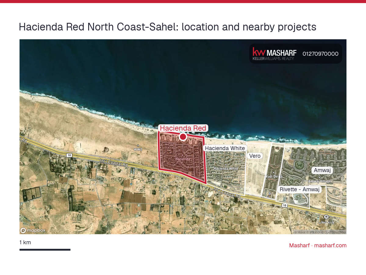 Where is Hacienda Red located?