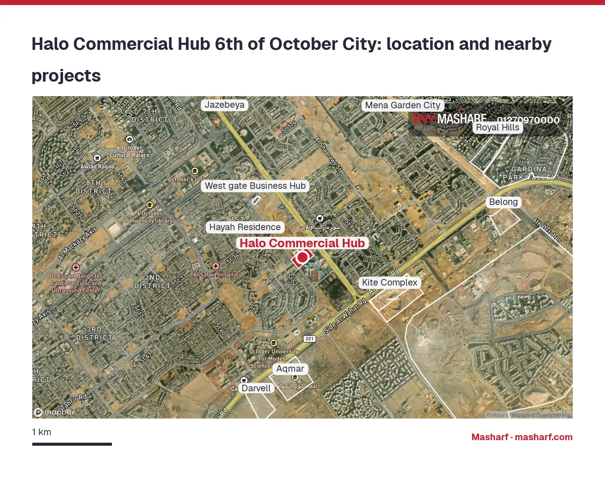 Where is Halo Commercial Hub located?