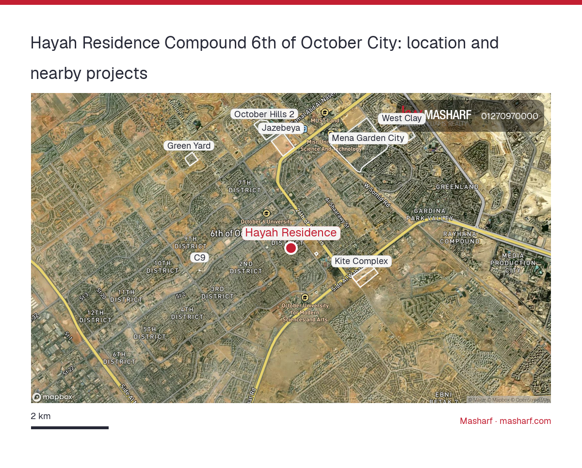 Where is Hayah Residence located?