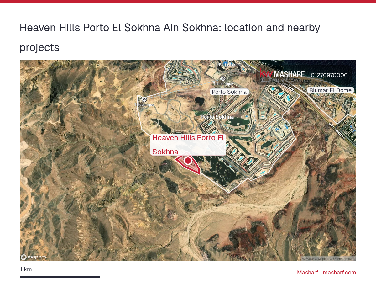 Where is Heaven Hills Porto El Sokhna located?