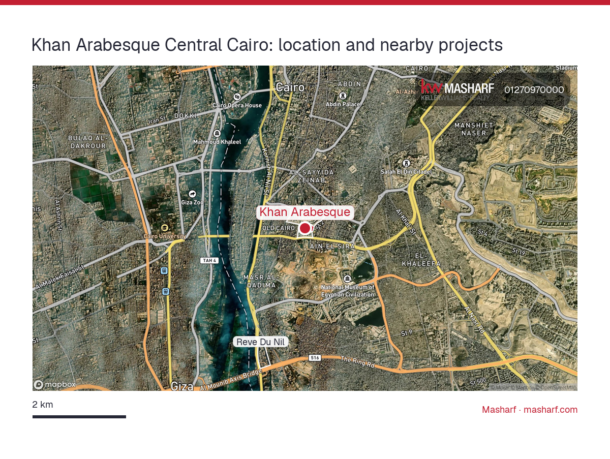 Where is Khan Arabesque located?