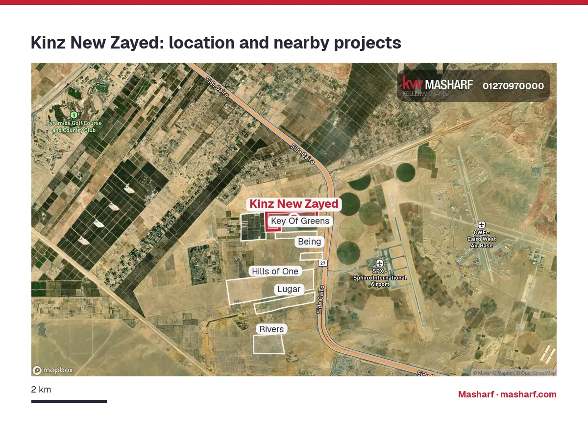 Where is Kinz New Zayed located?