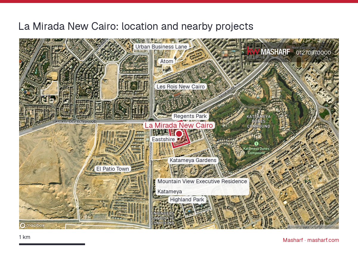 Where is La Mirada New Cairo located?