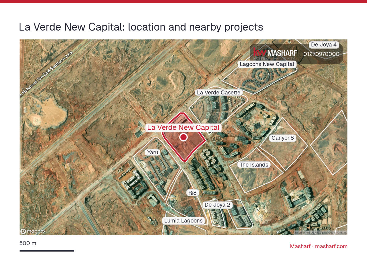 Where is La Verde New Capital located?
