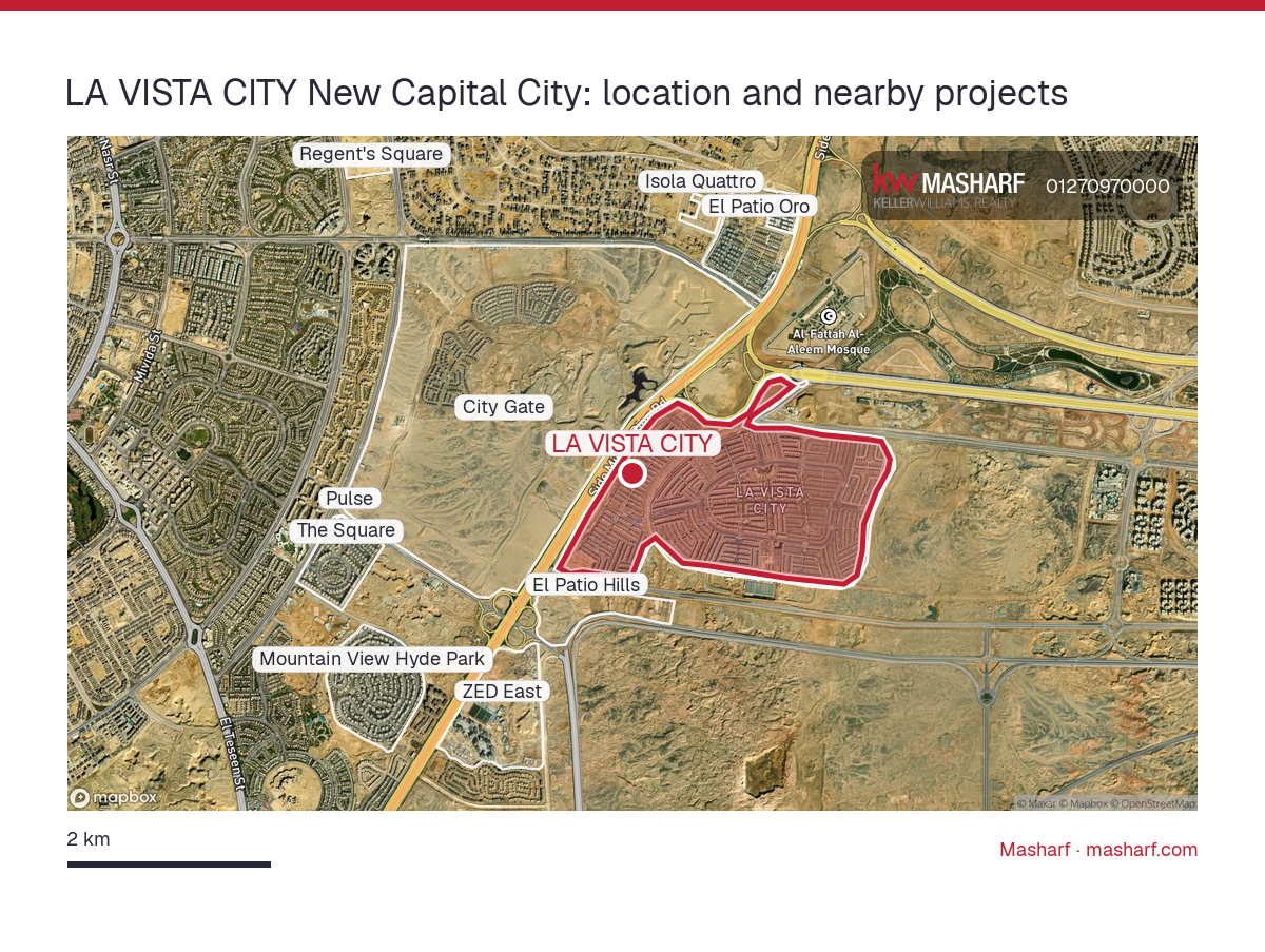 Where is LA VISTA CITY located?