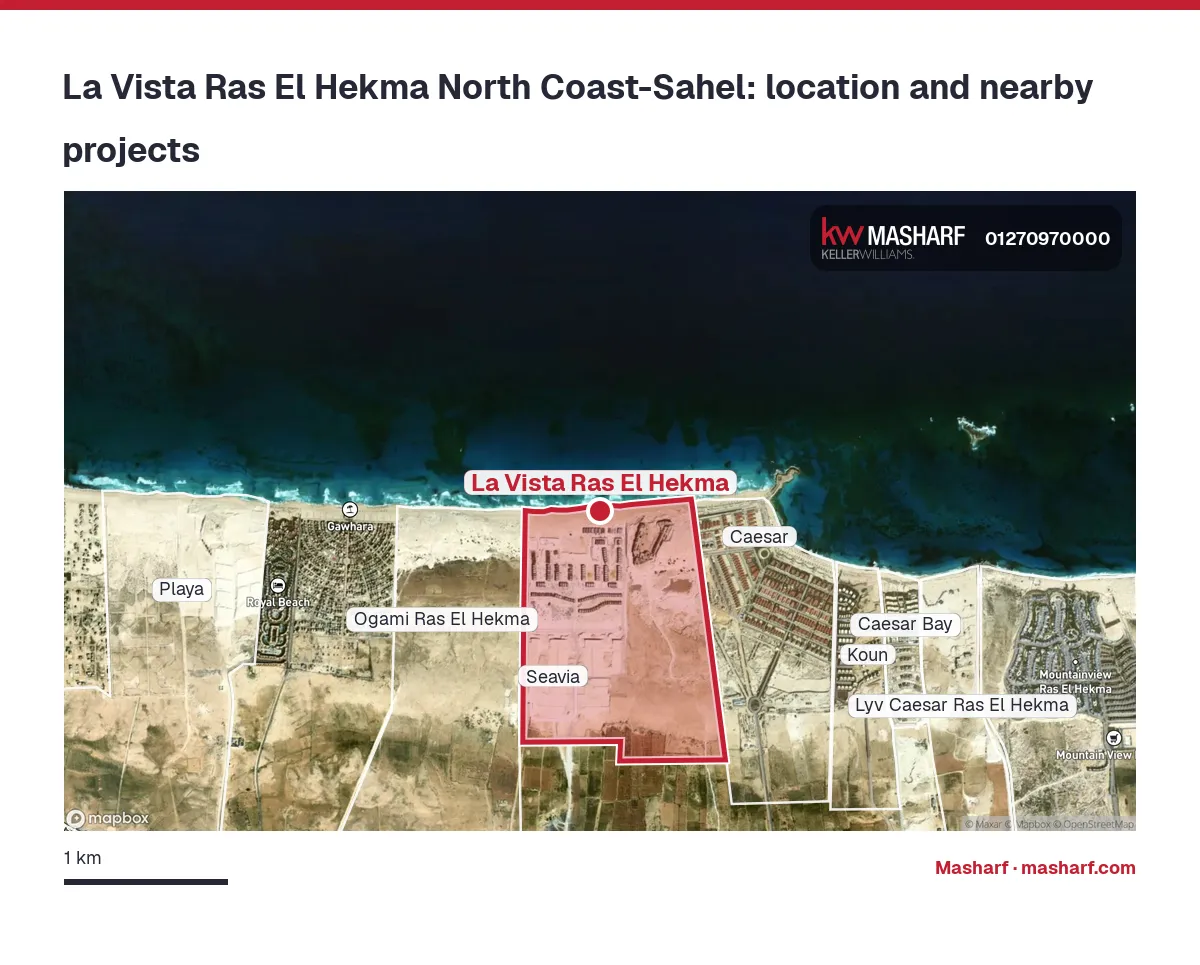 Where is La Vista Ras El Hekma located?