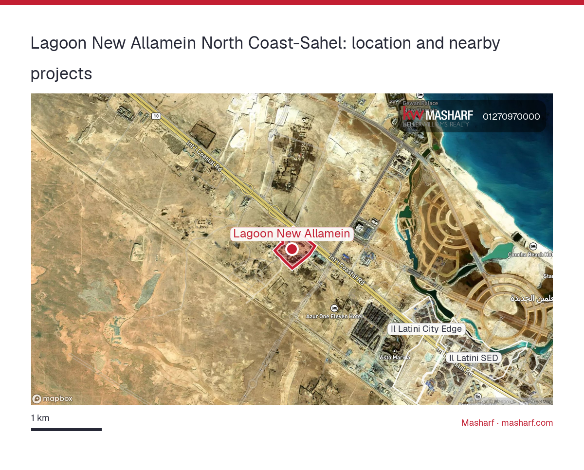 Where is Lagoon New Allamein located?