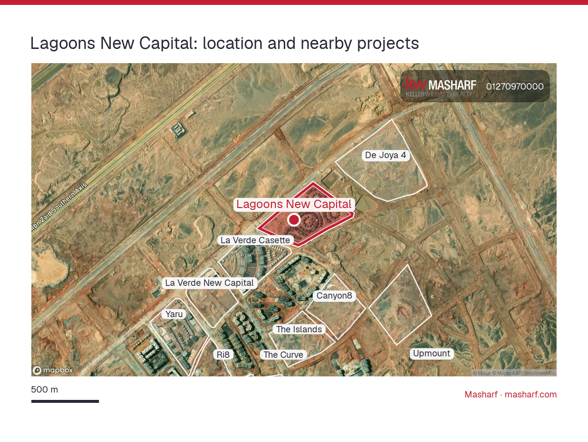 Where is Lagoons New Capital located?
