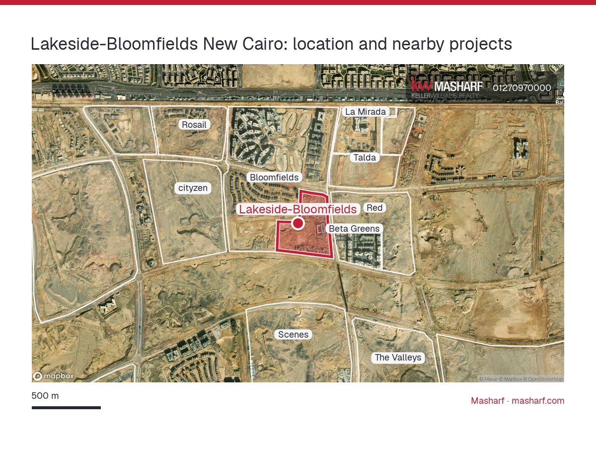 Where is Lakeside-Bloomfields located?