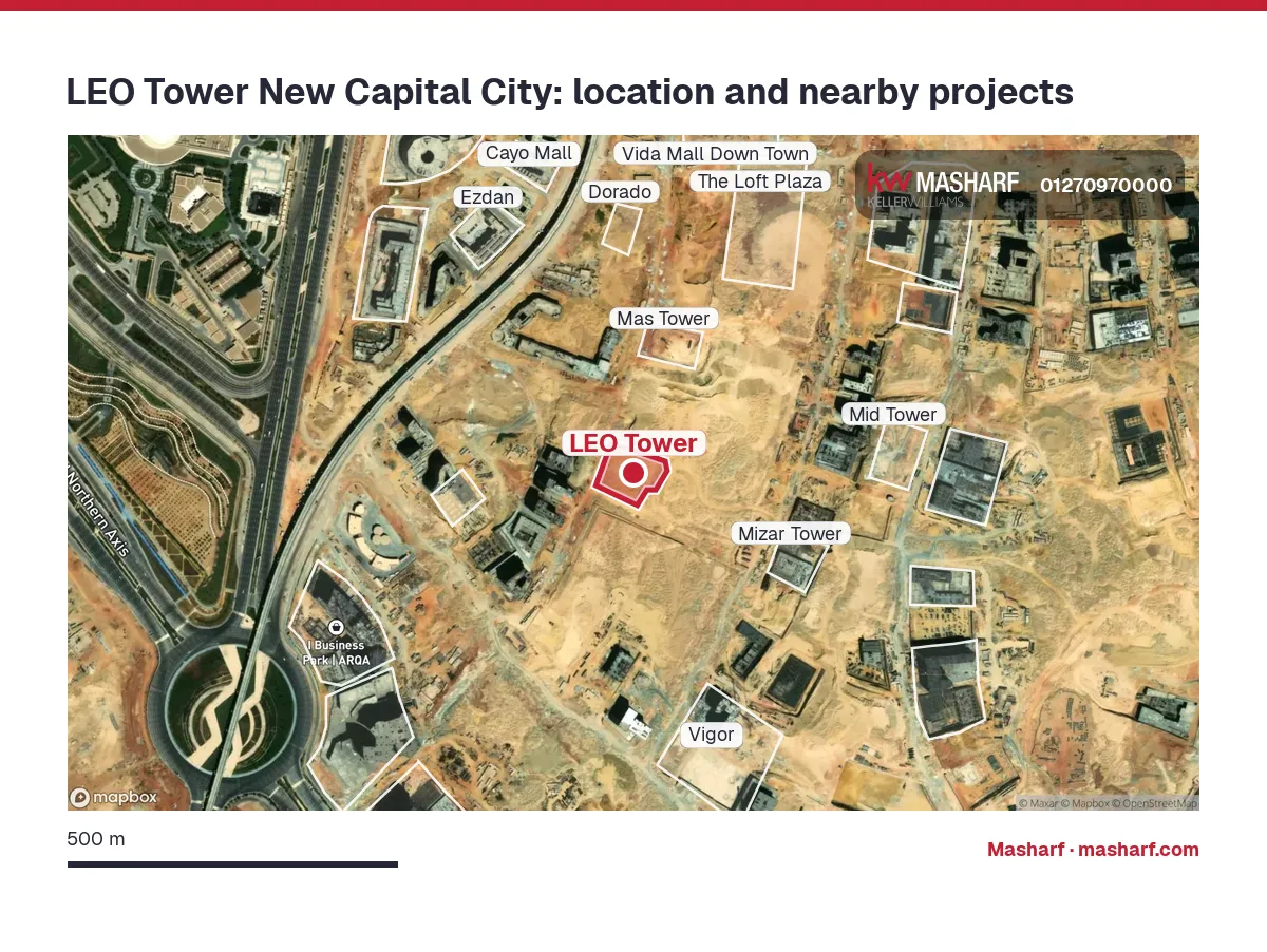 Where is LEO Tower located?