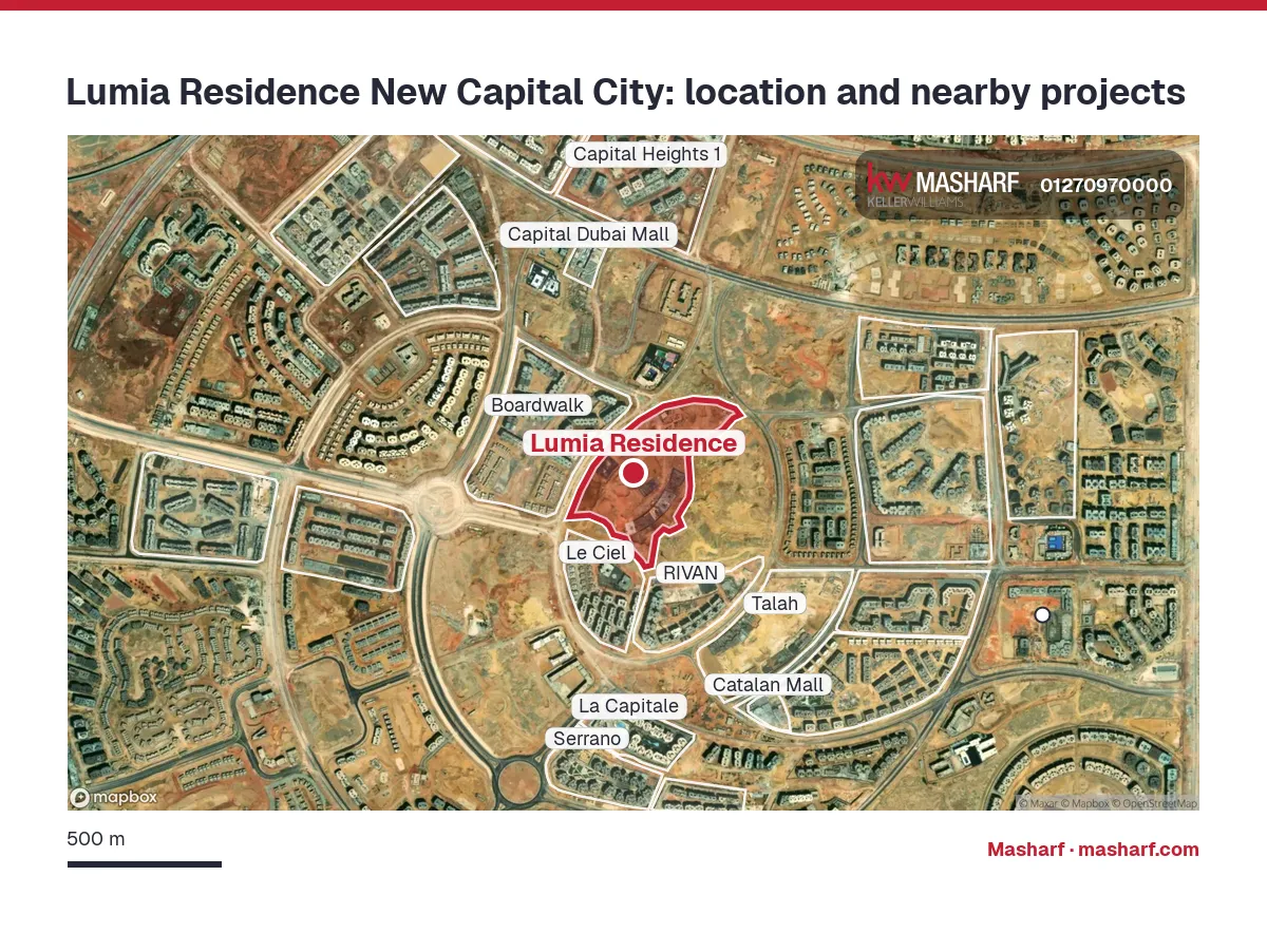 Where is Lumia Residence located?
