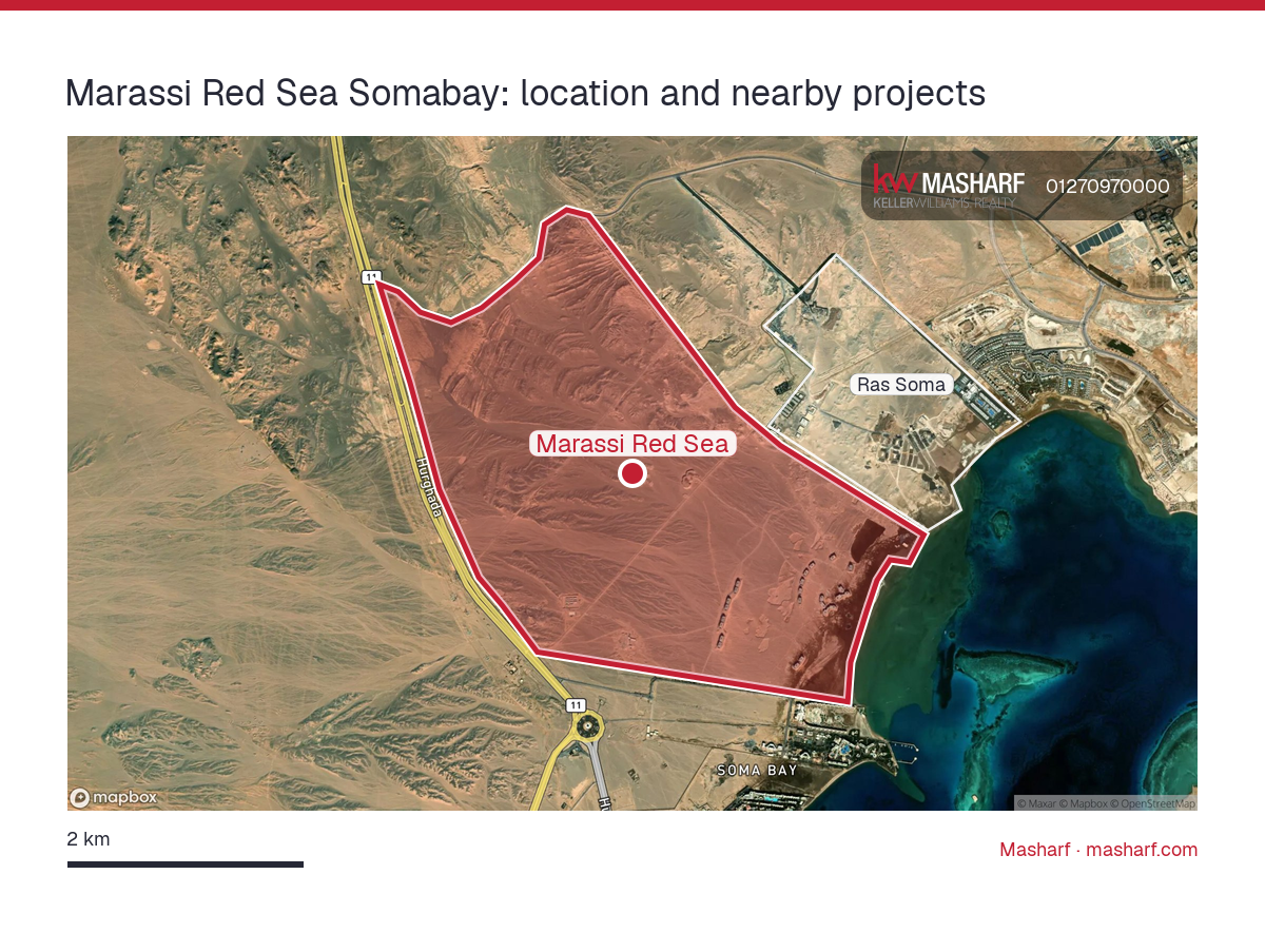Where is Marassi Red Sea located?