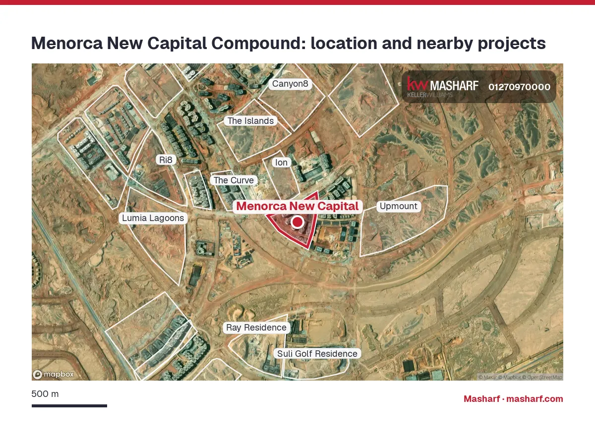 Where is Menorca New Capital located?