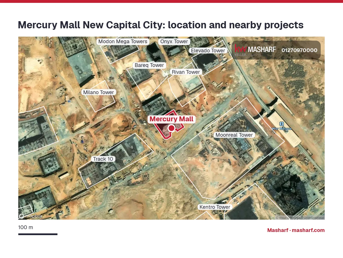 Where is Mercury Mall located?
