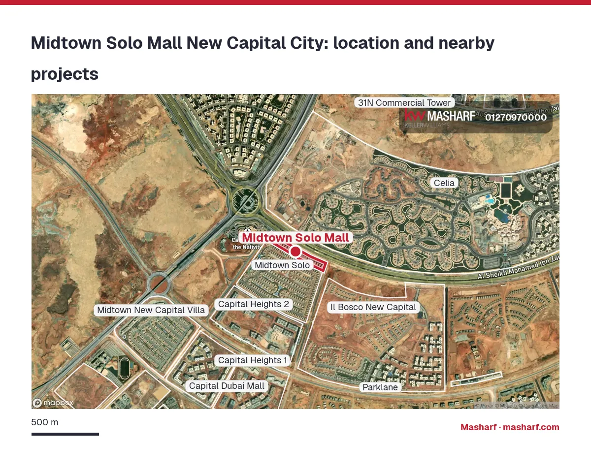 Where is Midtown Solo Mall located?