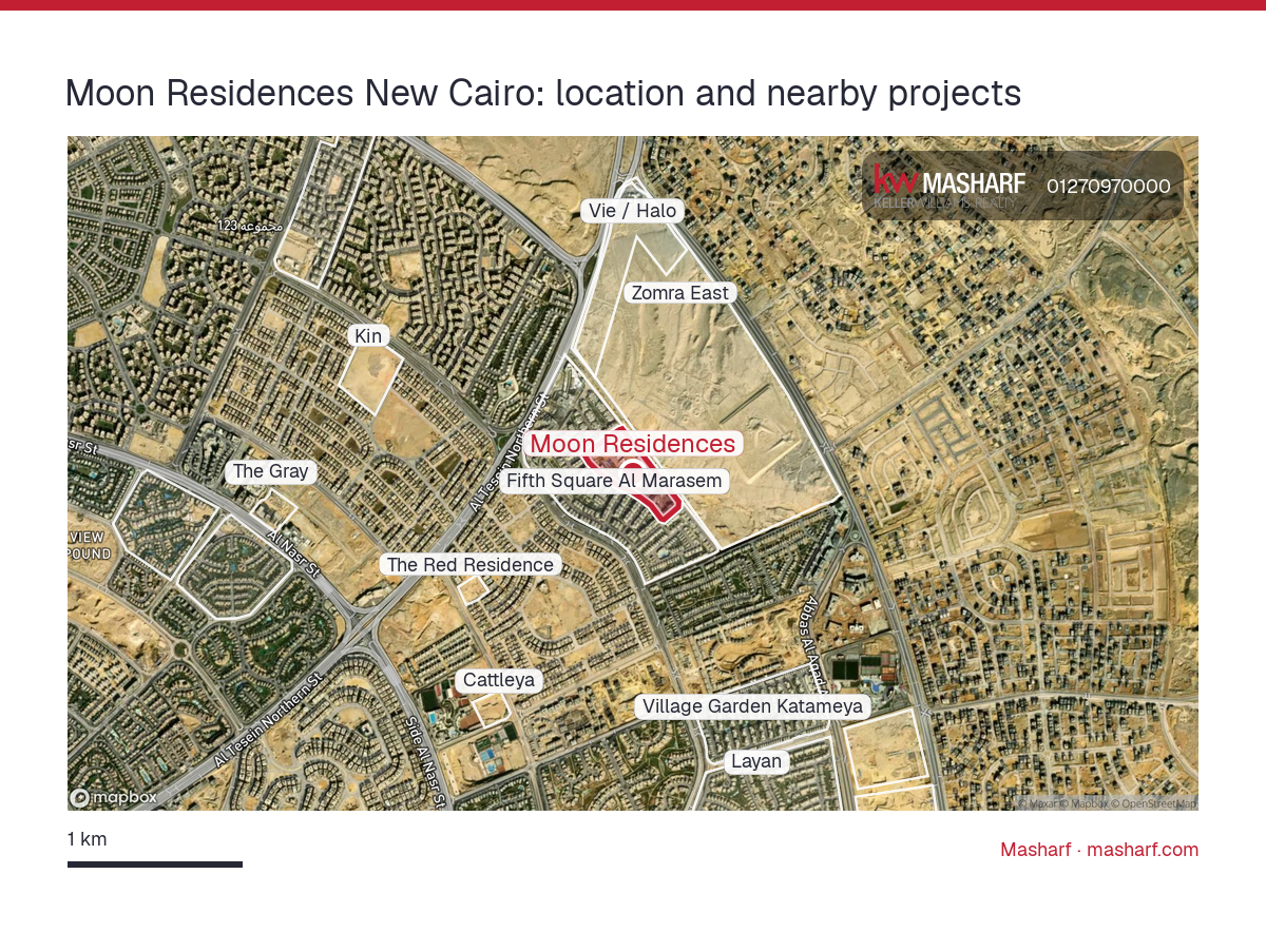 Where is Moon Residences located?