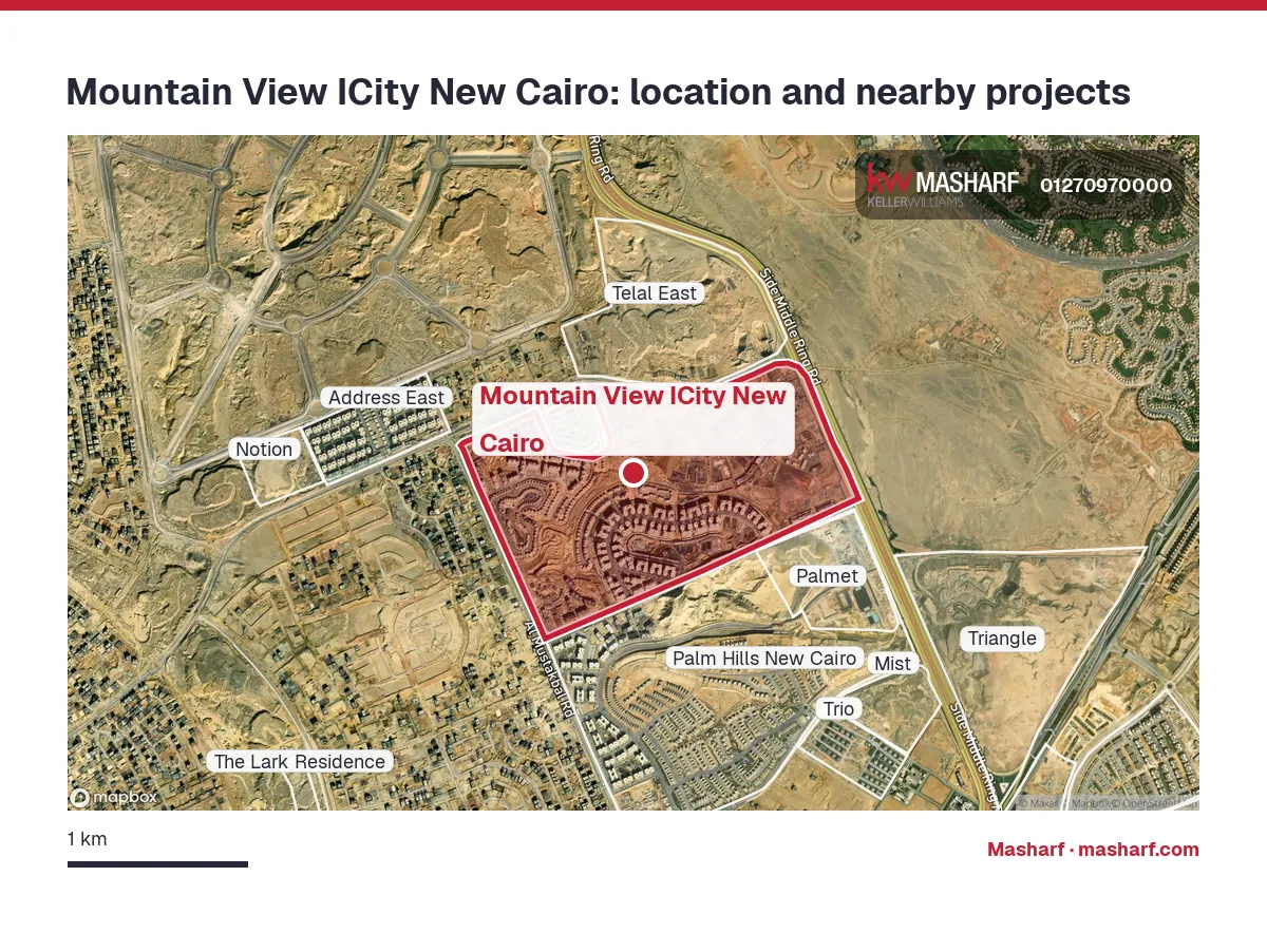 Where is Mountain View ICity New Cairo located?