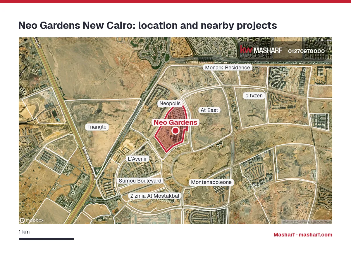 Where is Neo Gardens located?