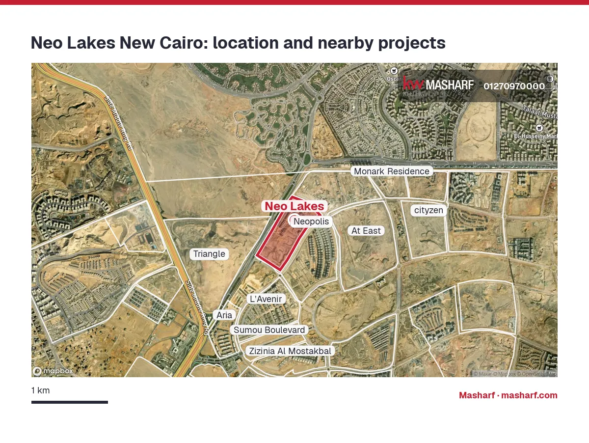 Where is Neo Lakes located?