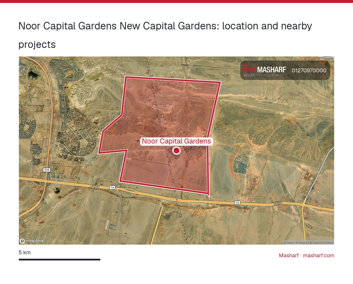 Where is Noor Capital Gardens located?