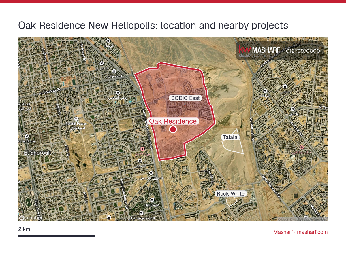 Where is Oak Residence located?