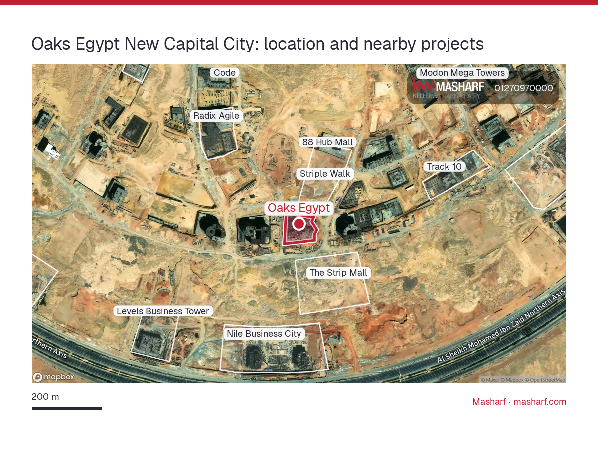Where is Oaks Egypt located?
