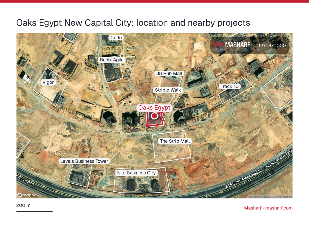 Where is Oaks Egypt located?