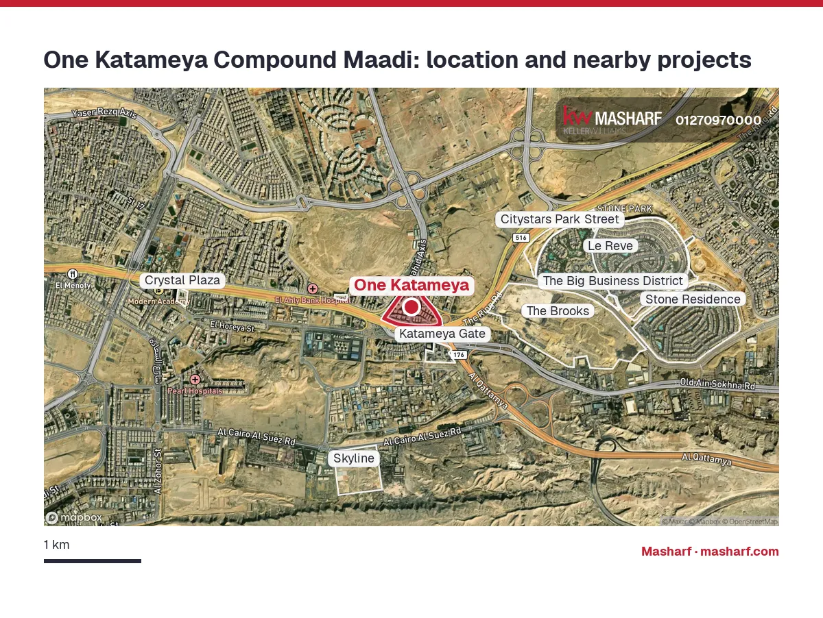 Where is One Katameya located?