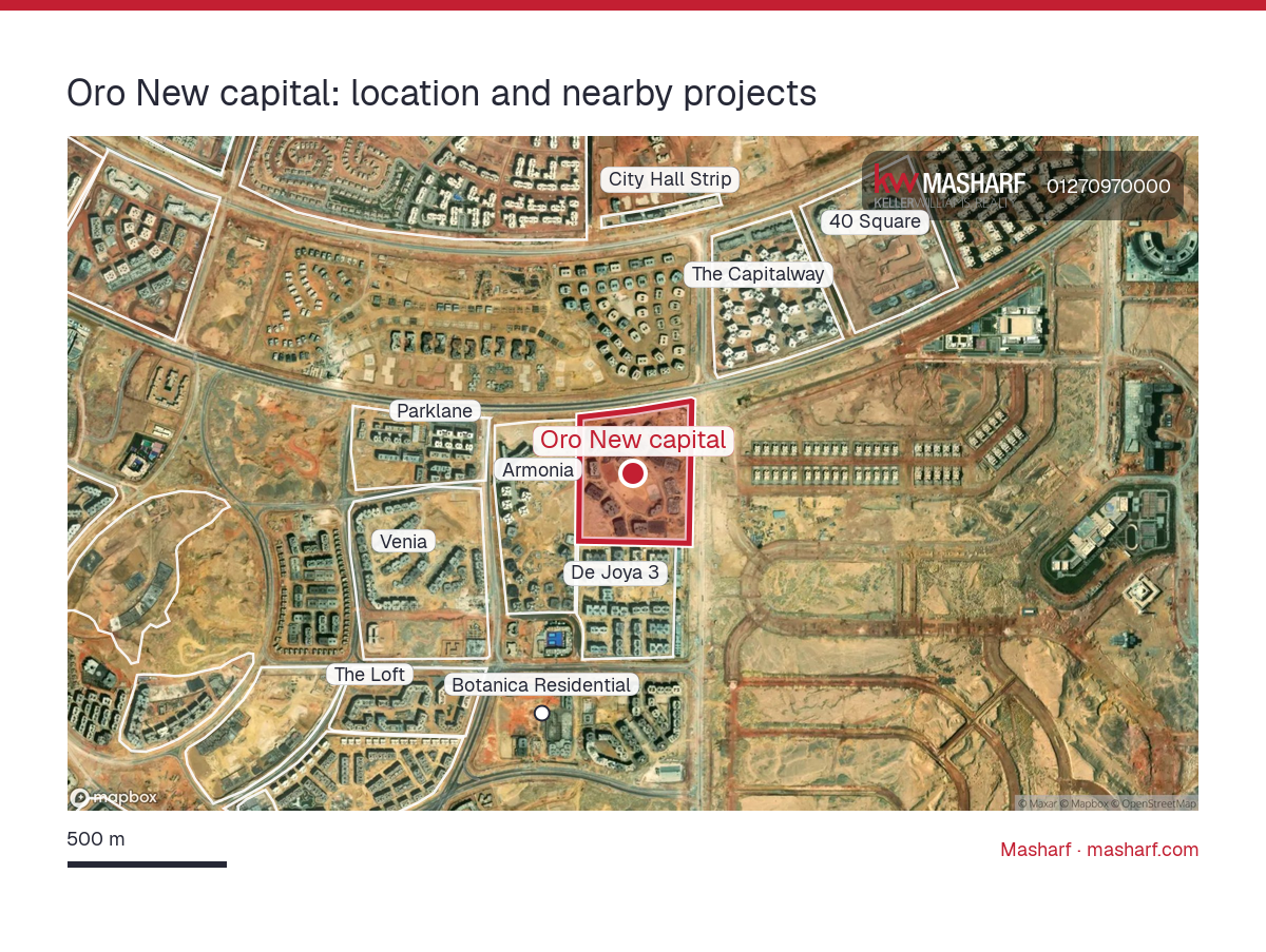 Where is Oro New capital located?