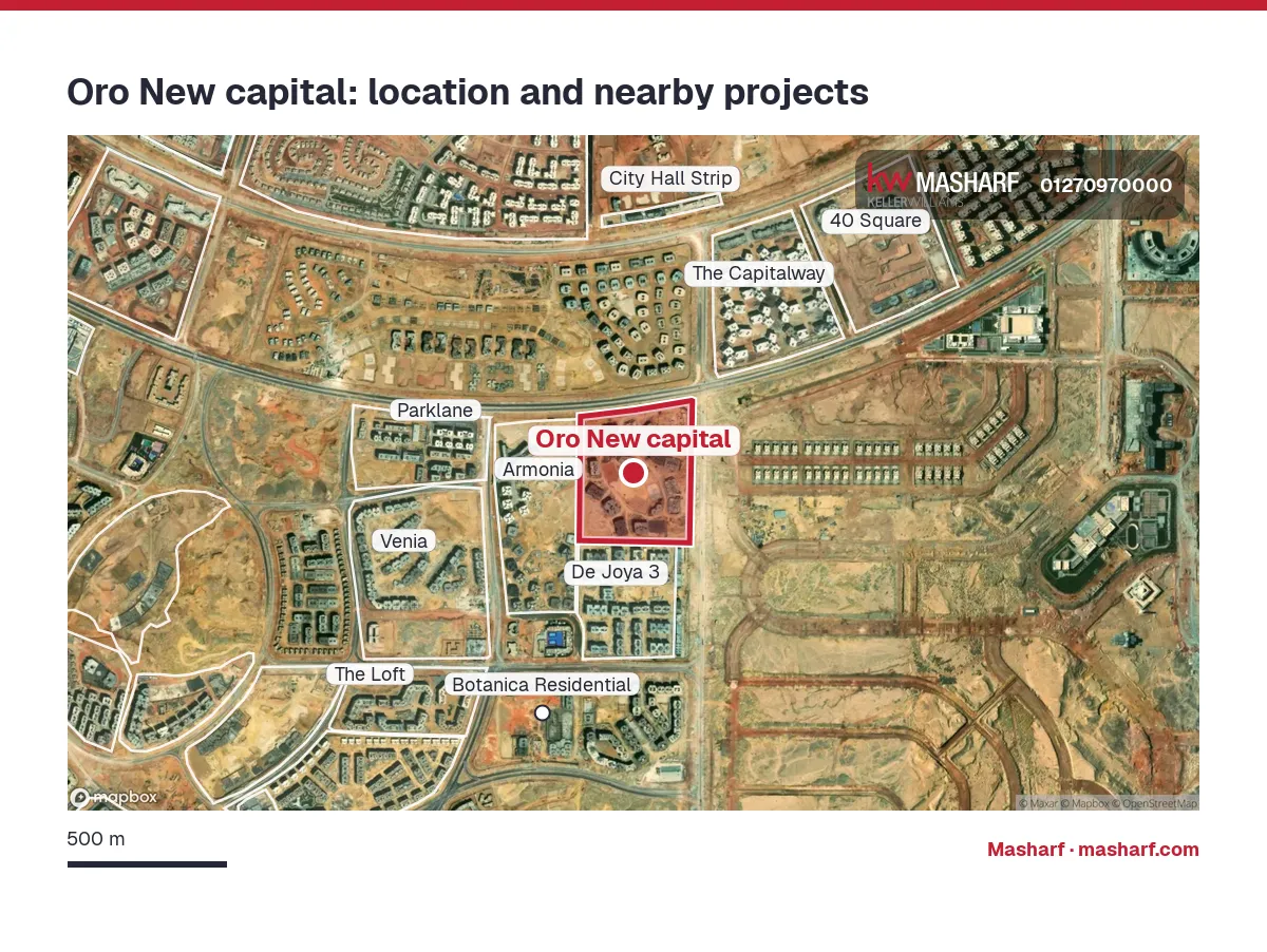 Where is Oro New capital located?